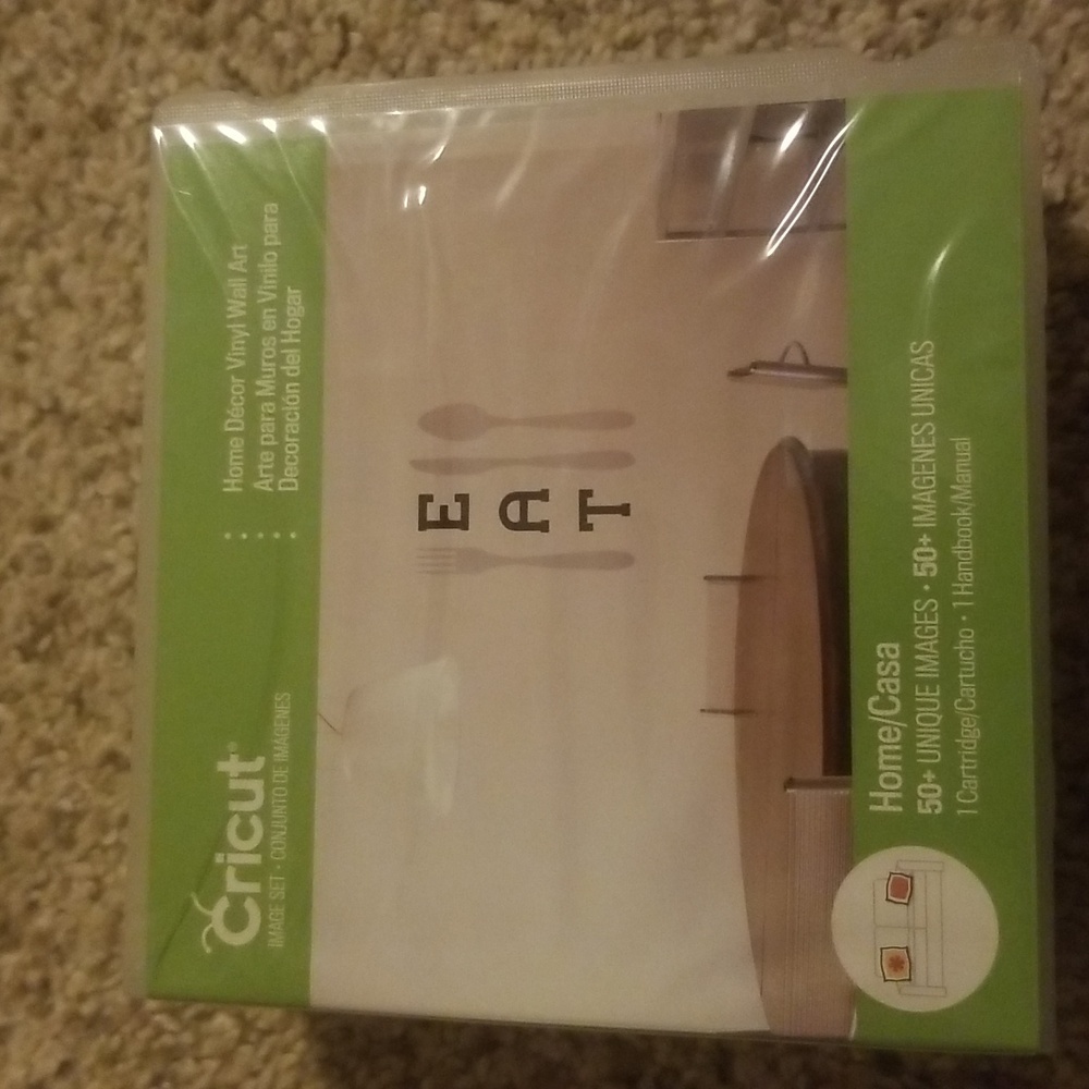 Cricut Cartridge Home Decor Vinyl Wall Art.